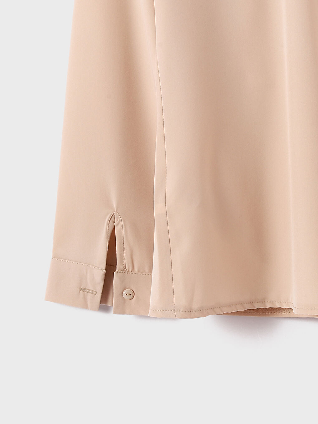 LCW Vision Collared Neck Plain Long Sleeve Women's Blouse -W4IP32Z8-G7K
