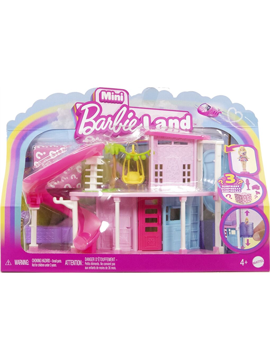 MATTEL Karışık Asorti Mini Barbie Land  Oyun Seti HYF44