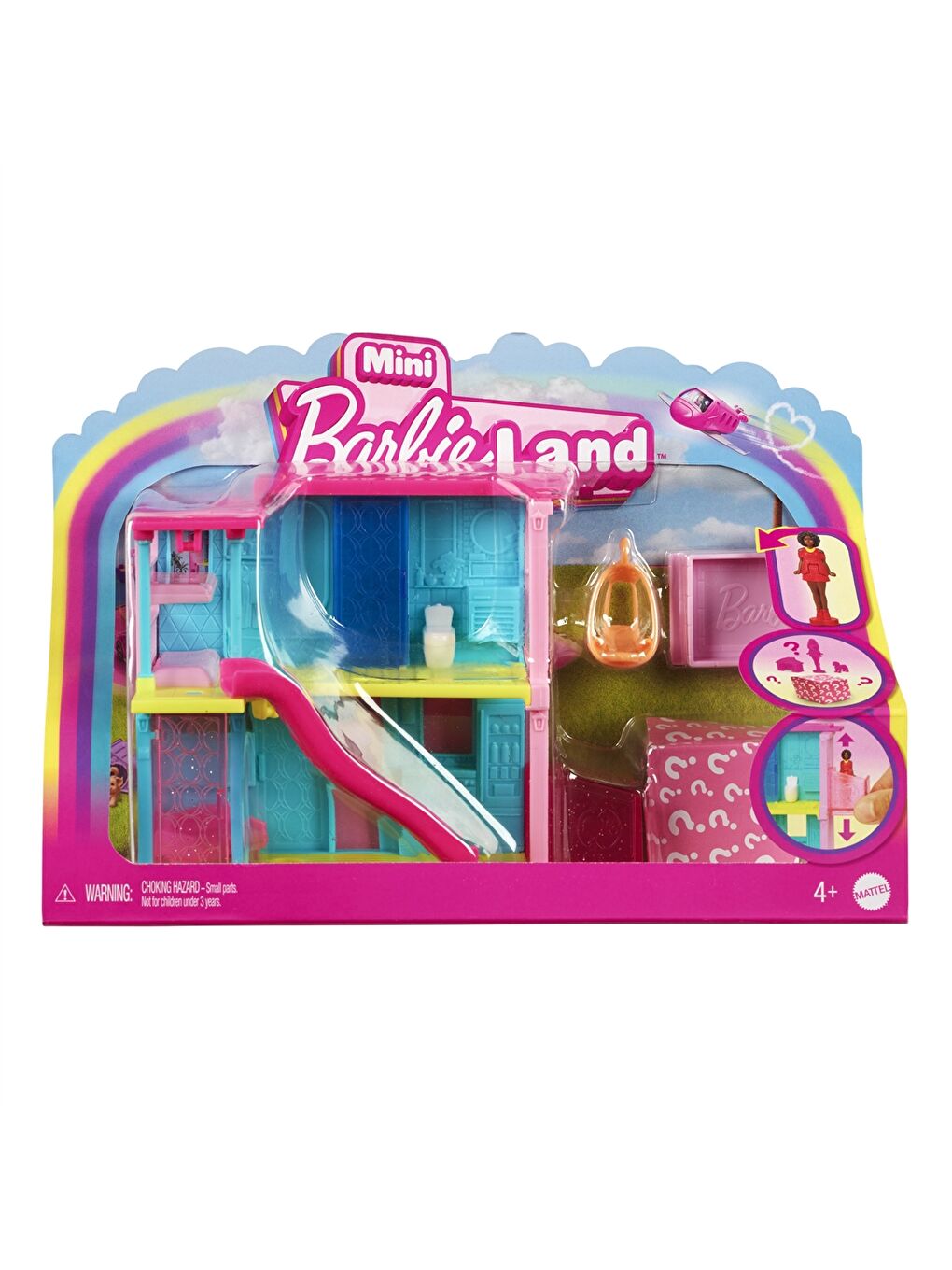 MATTEL Karışık Asorti Mini Barbie Land  Oyun Seti HYF44 - 19