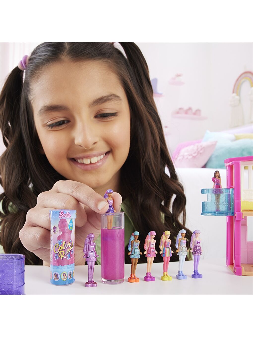 MATTEL Karışık Asorti Mini Barbieland Color Reveal Bebekler HYF28 - 5