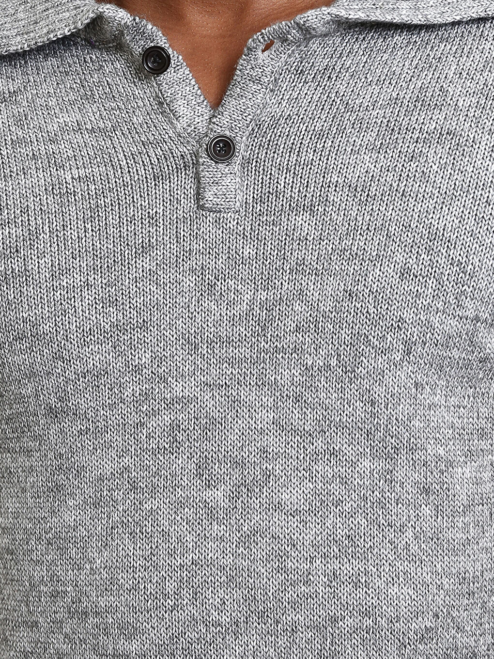 Polo Neck Men's Knitwear Sweater-2