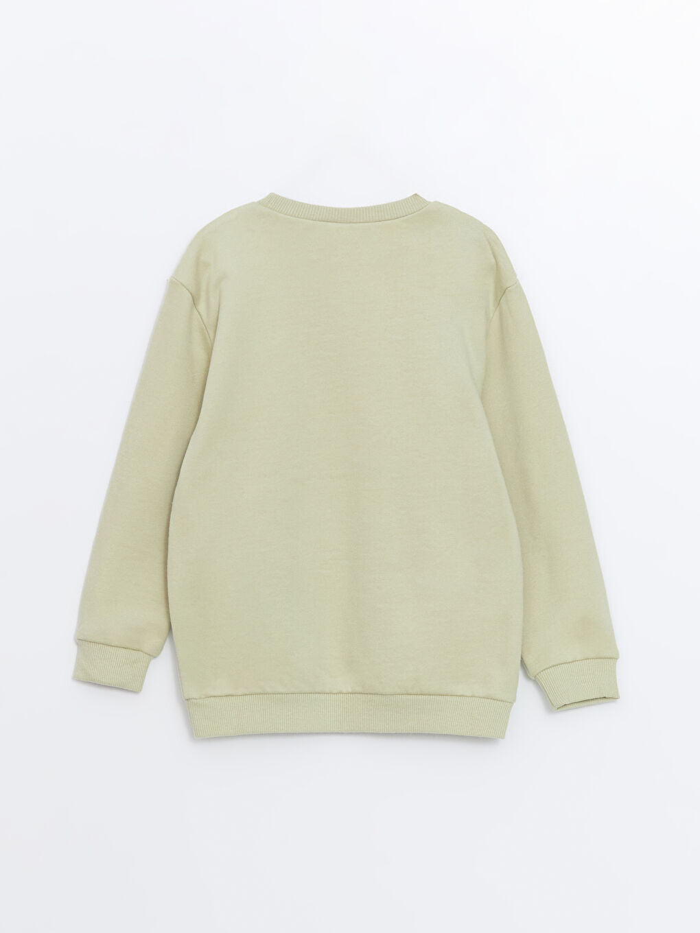 LCW Kids Mat Yeşil Bisiklet Yaka Uzun Kollu Baskılı Erkek Bebek Sweatshirt 2'li - 2