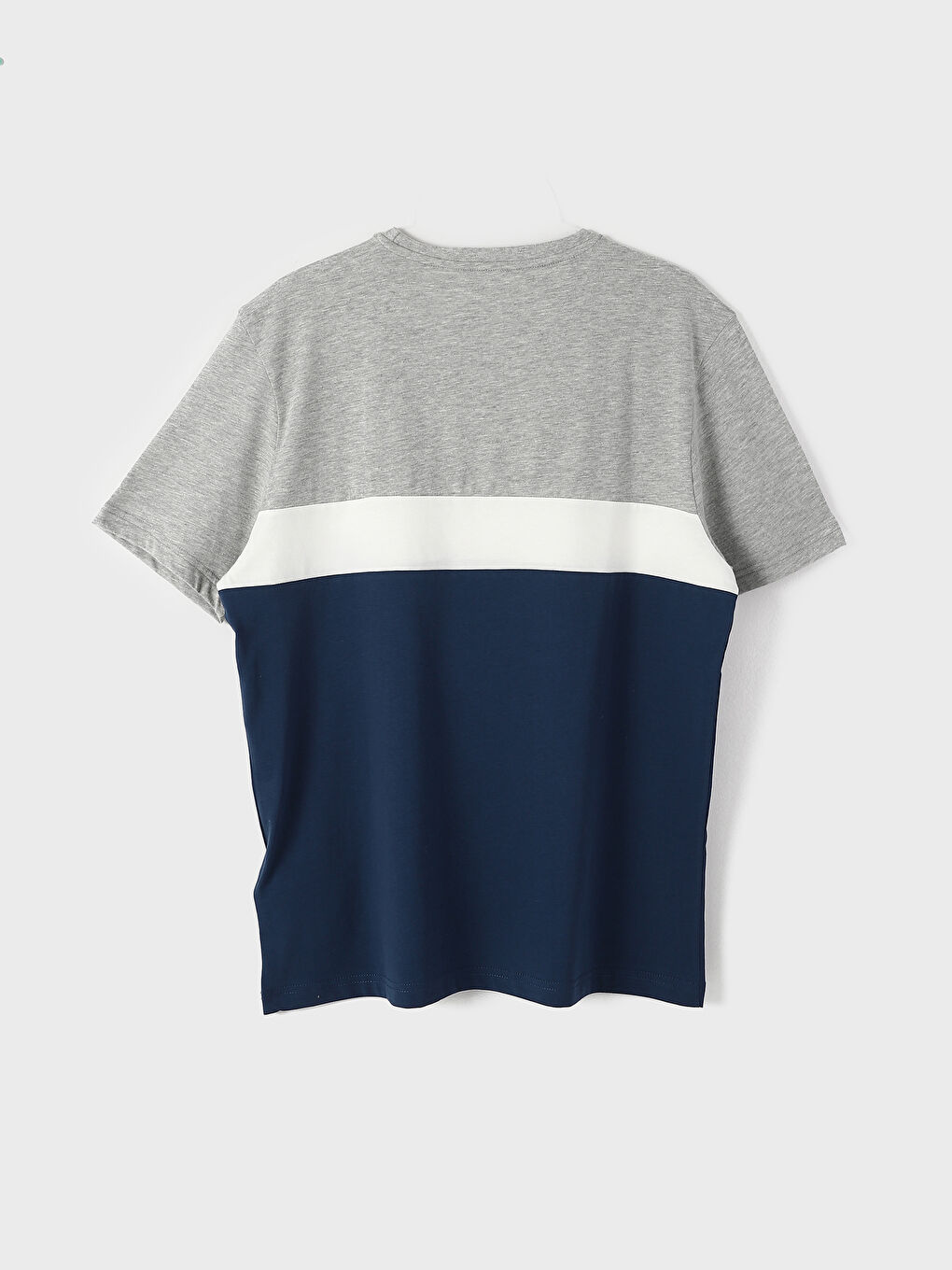 Crew Neck Short Sleeve Printed Combed Cotton Men's T-shirt-1