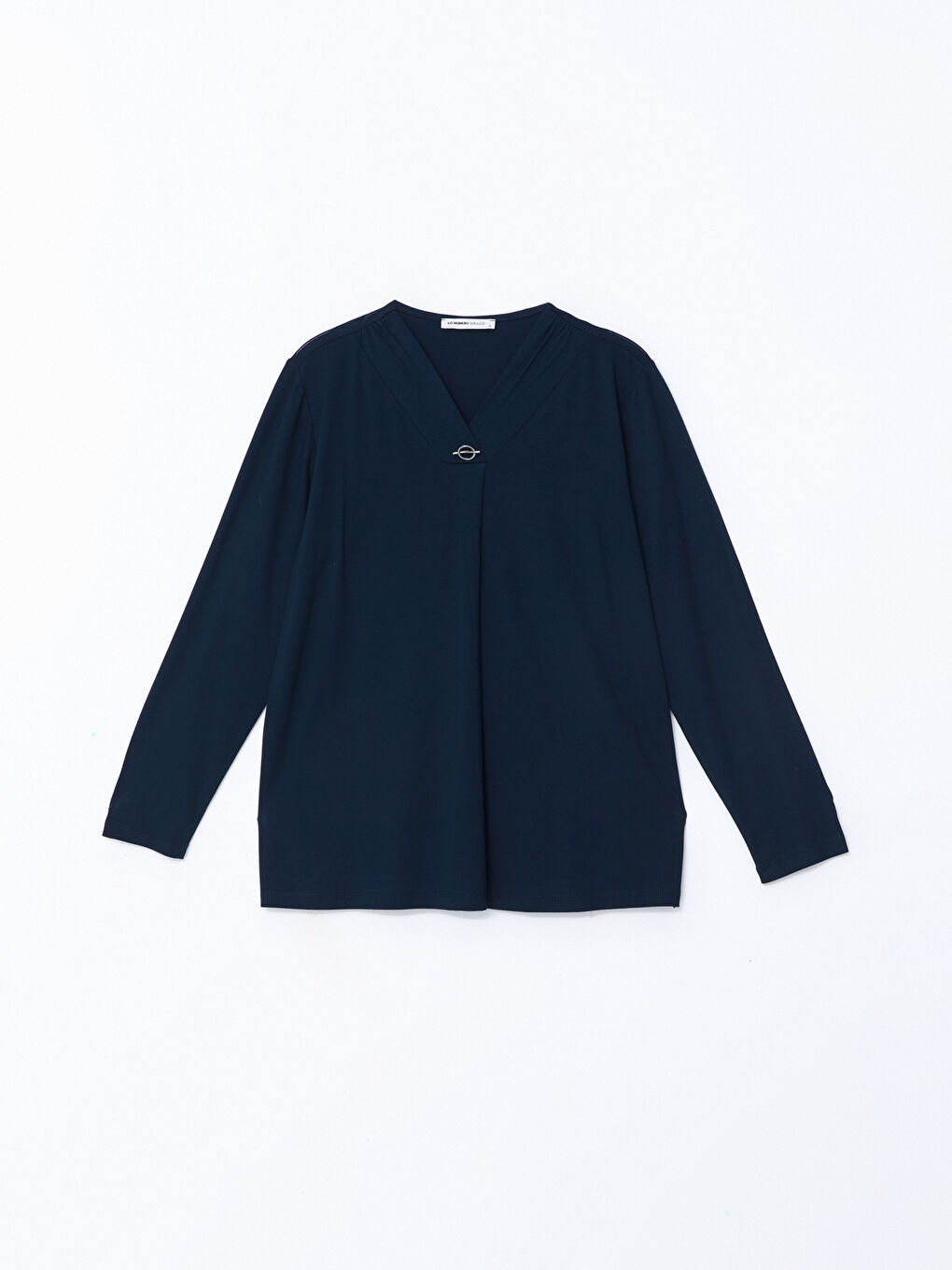 LCW Grace V Neck Women's Blouse -W4IP98Z8-E1J