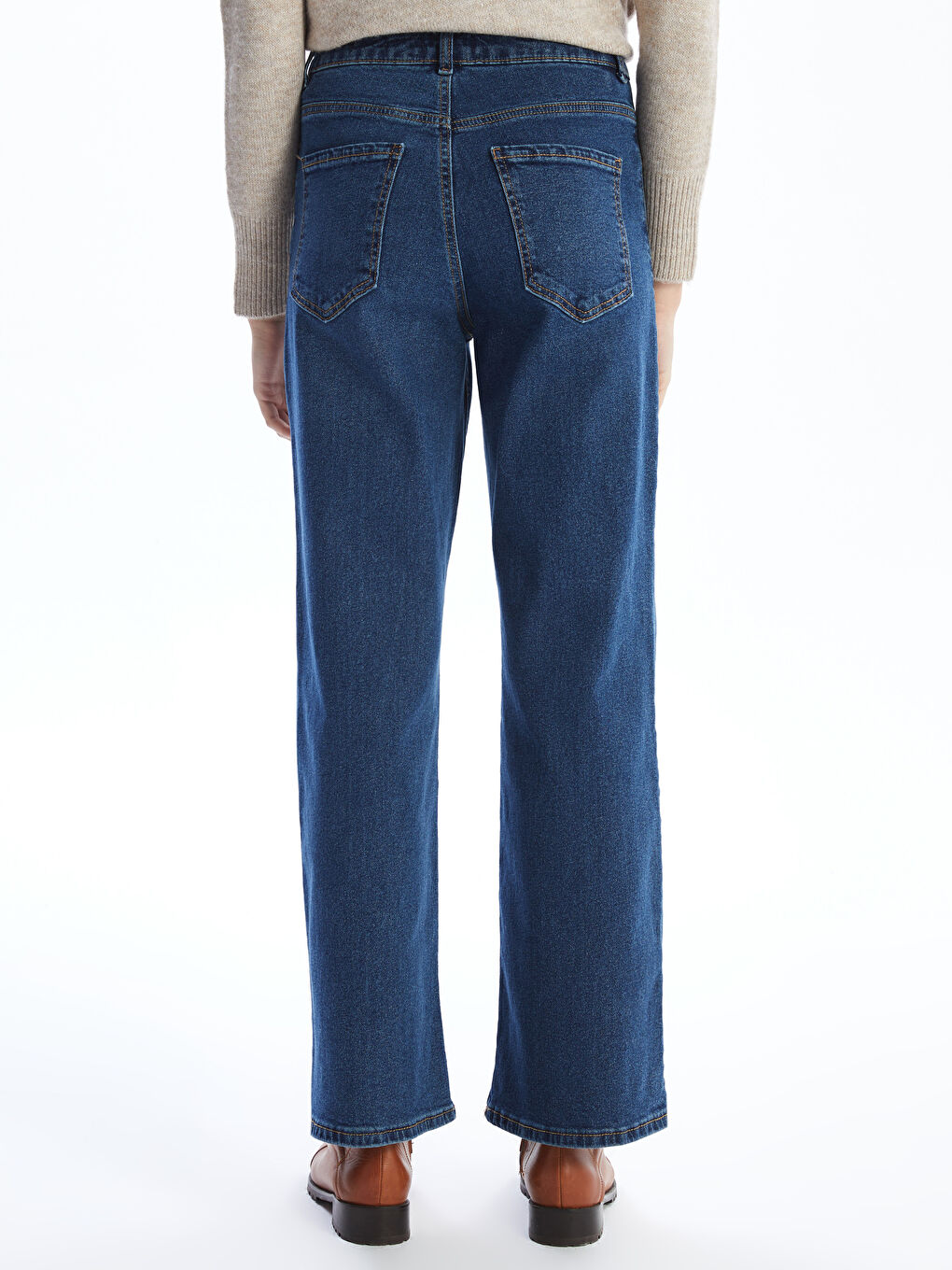 Wideleg Women's Jeans -W4IQ19Z8-309