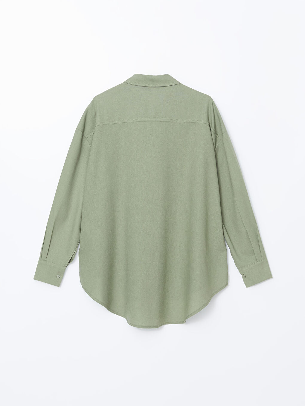 Oversize Linen Blend Women's Shirt-5