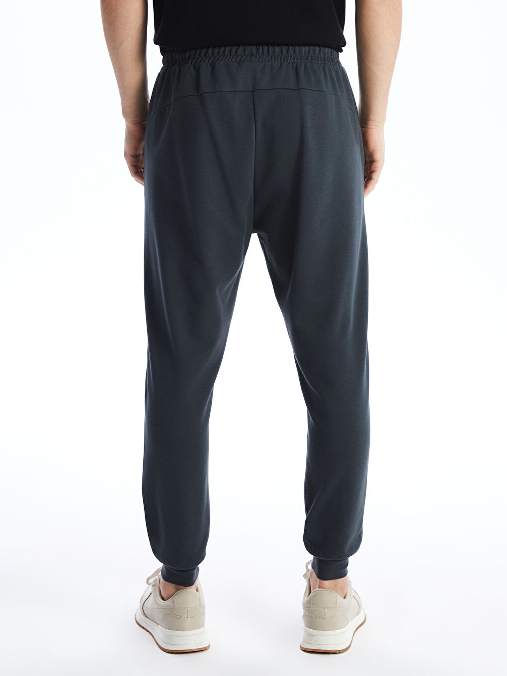 Gri Slim Fit Real Madrid Baskılı Erkek Jogger Eşofman Altı-3