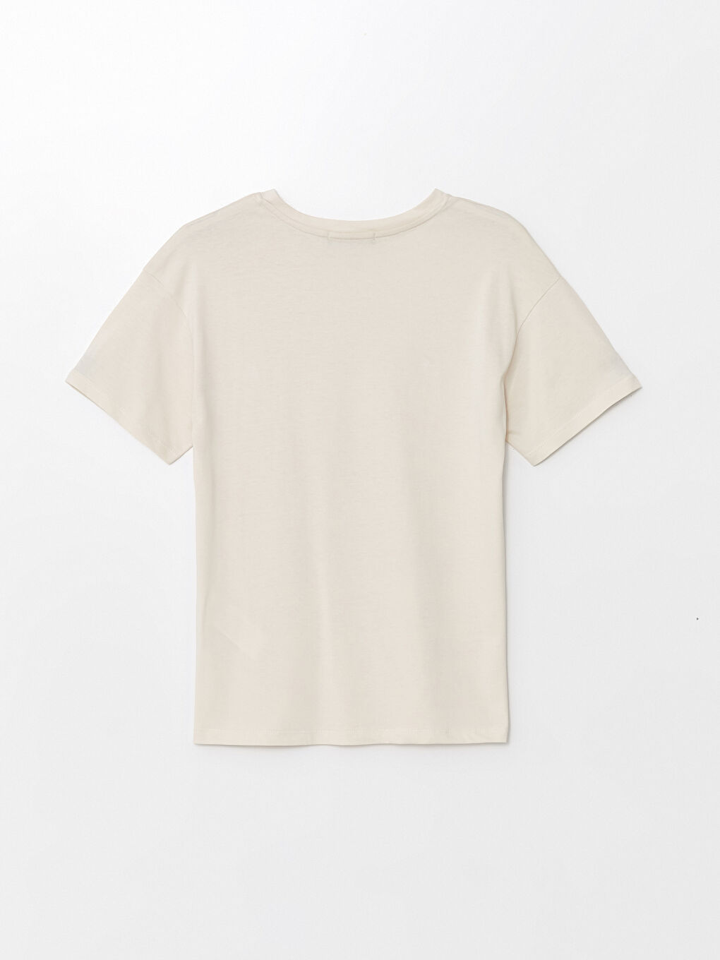 Crew Neck Printed Short Sleeve Women's T-Shirt-5