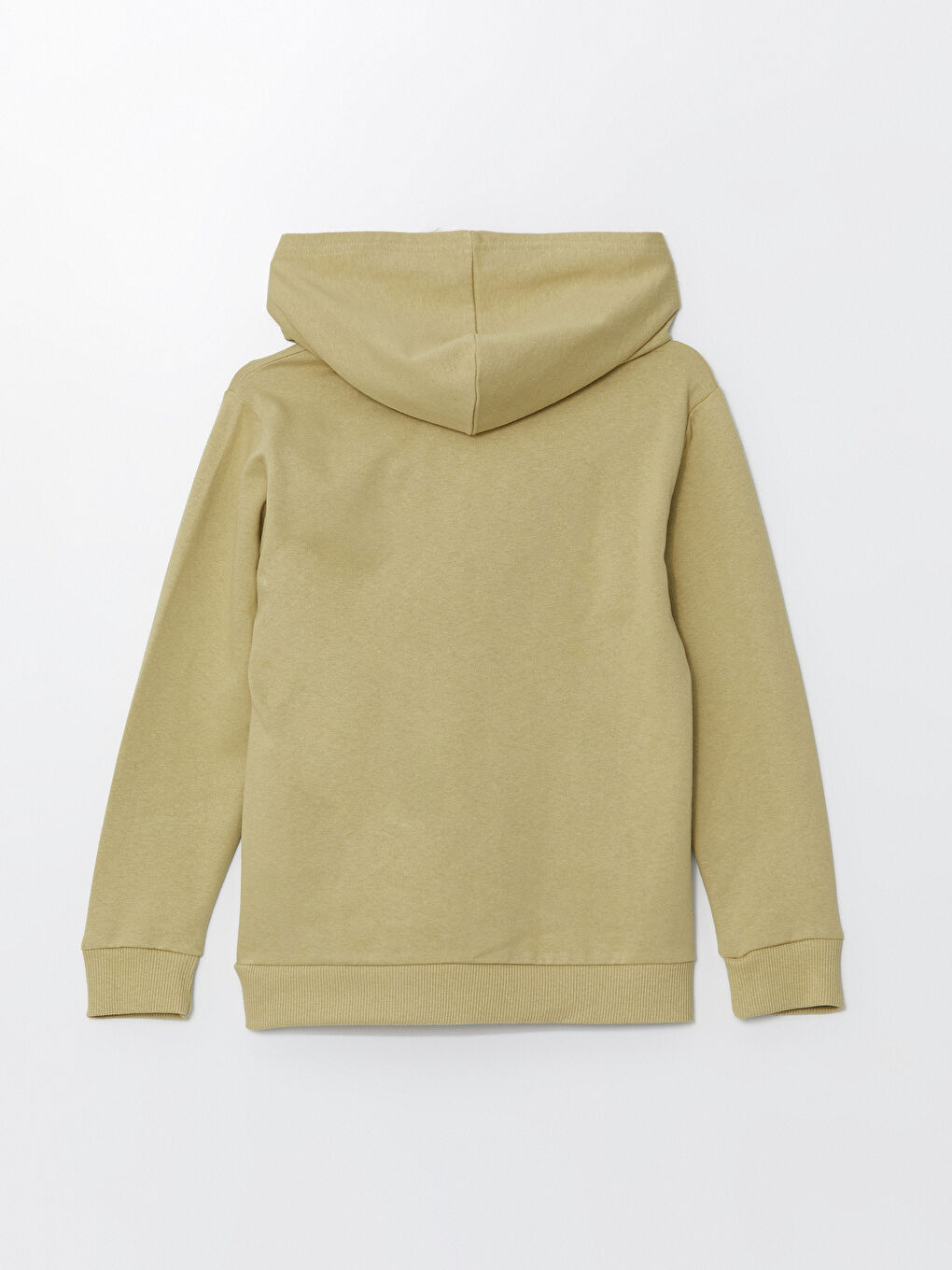 LCW ECO Açık Haki Kapüşonlu Erkek Çocuk Sweatshirt - 2