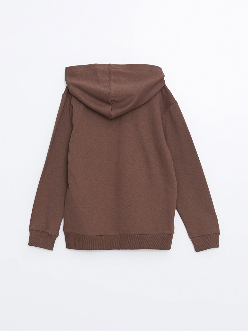 LCW ECO Kahverengi Kapüşonlu Erkek Çocuk Sweatshirt - 2