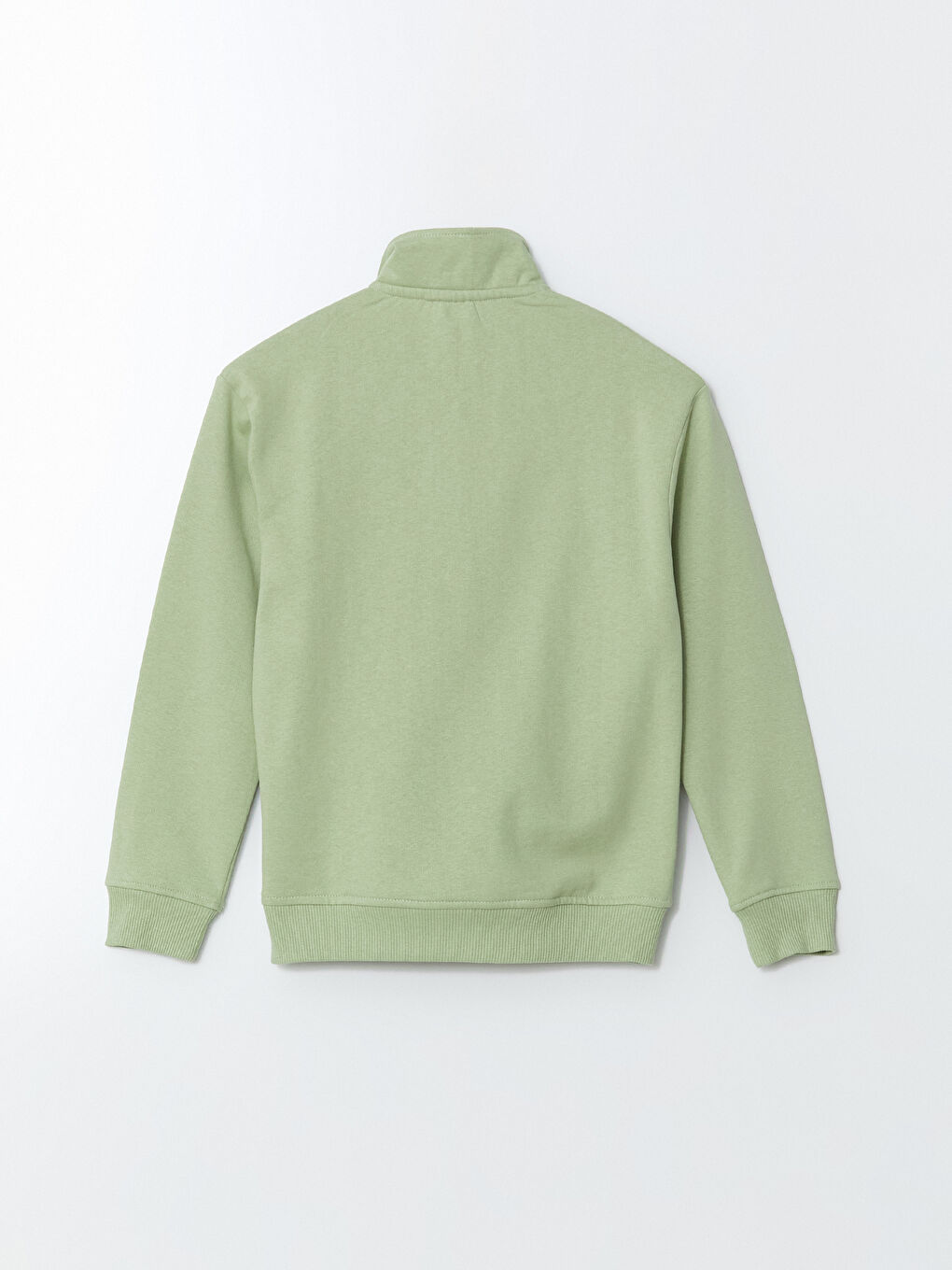 LCW ECO Açık Yeşil Dik Yaka Erkek Çocuk Sweatshirt - 2