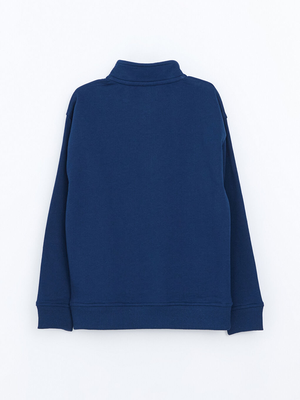 LCW ECO Lacivert Dik Yaka Erkek Çocuk Sweatshirt - 2