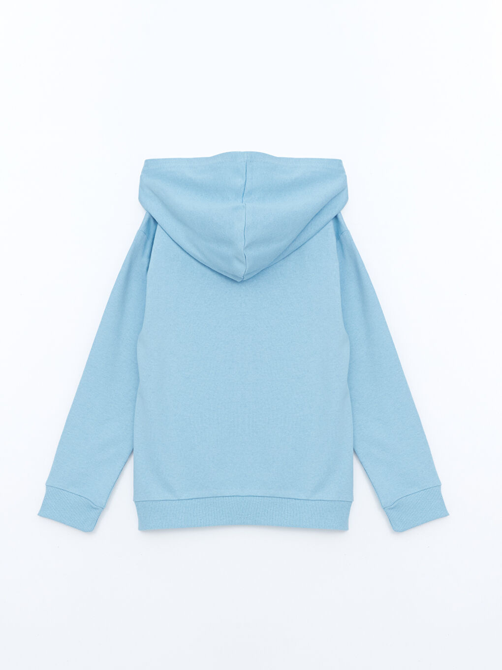 LCW ECO Mavi Kapüşonlu Erkek Çocuk Sweatshirt - 1