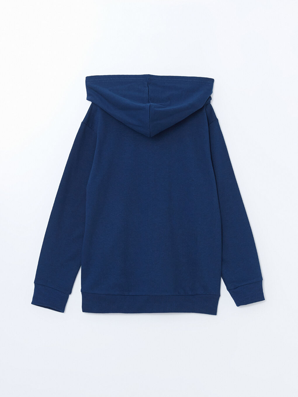 LCW ECO Açık Lacivert Kapüşonlu Erkek Çocuk Sweatshirt - 2