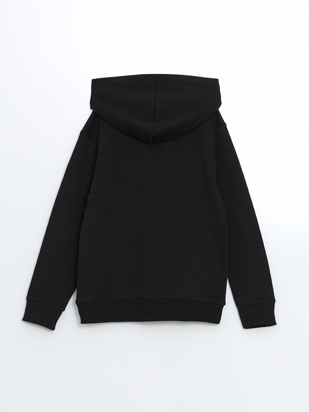 LCW ECO Siyah Kapüşonlu Erkek Çocuk Sweatshirt - 1