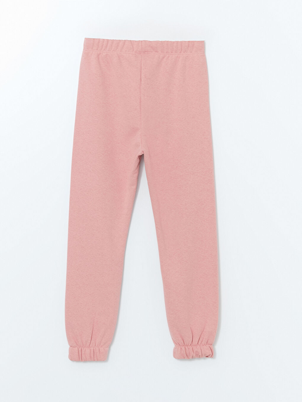 LCW ECO Mat Pembe Beli Lastikli Kız Çocuk Jogger Eşofman Altı - 2