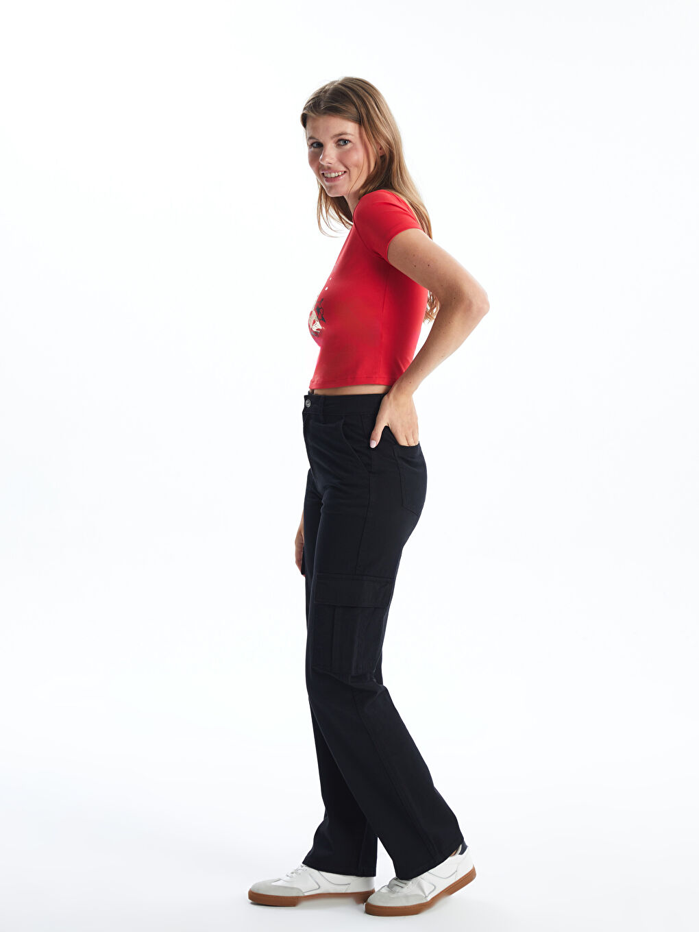 بنطلون كارغو عادي للسيدات