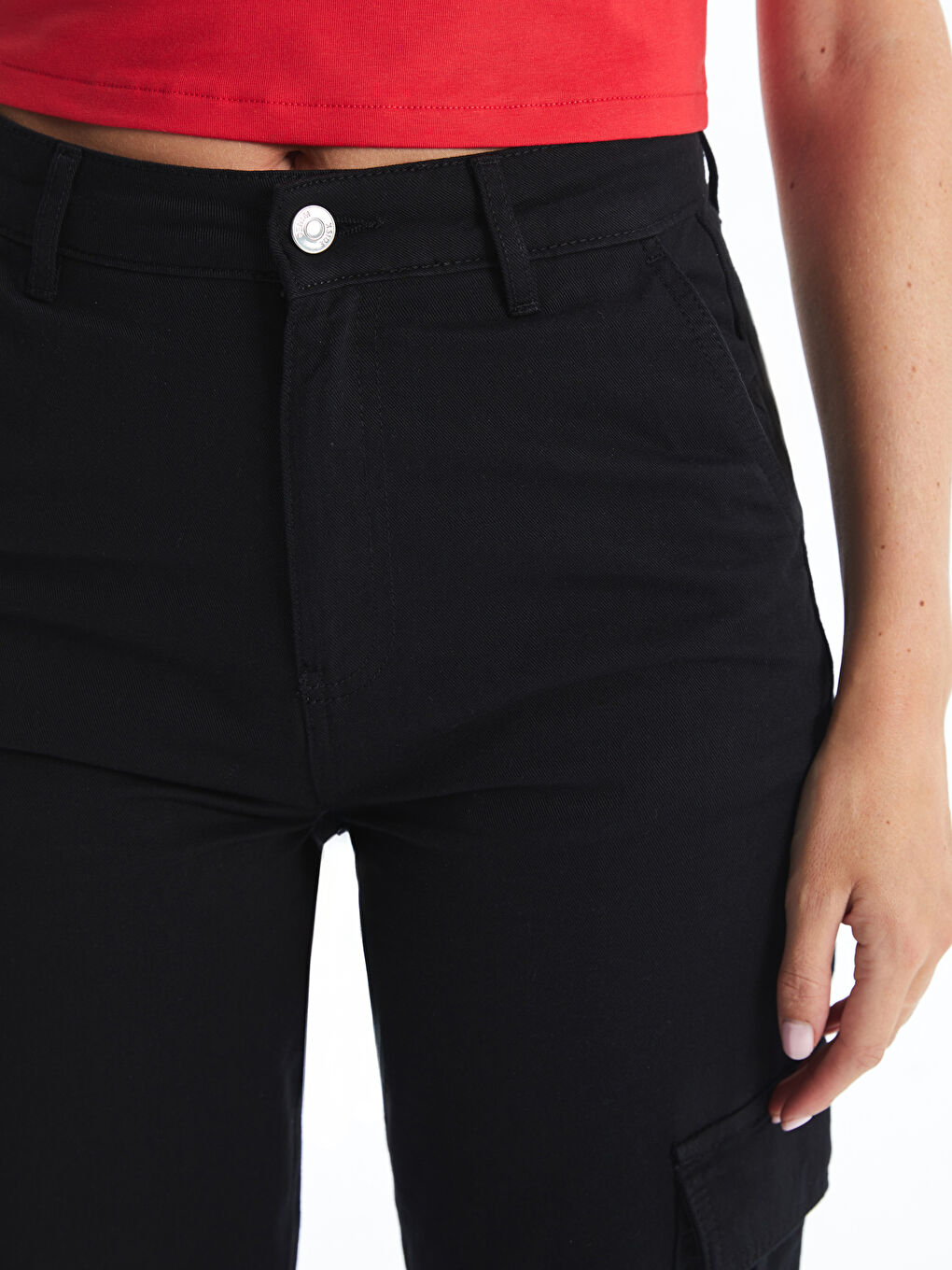 بنطلون كارغو عادي للسيدات-2