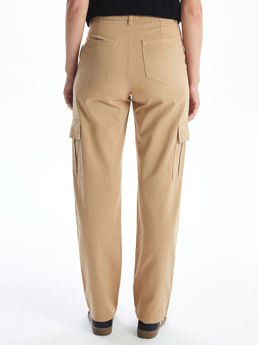 Regular Fit Women's Cargo Trousers -W4IR36Z8-SXC
