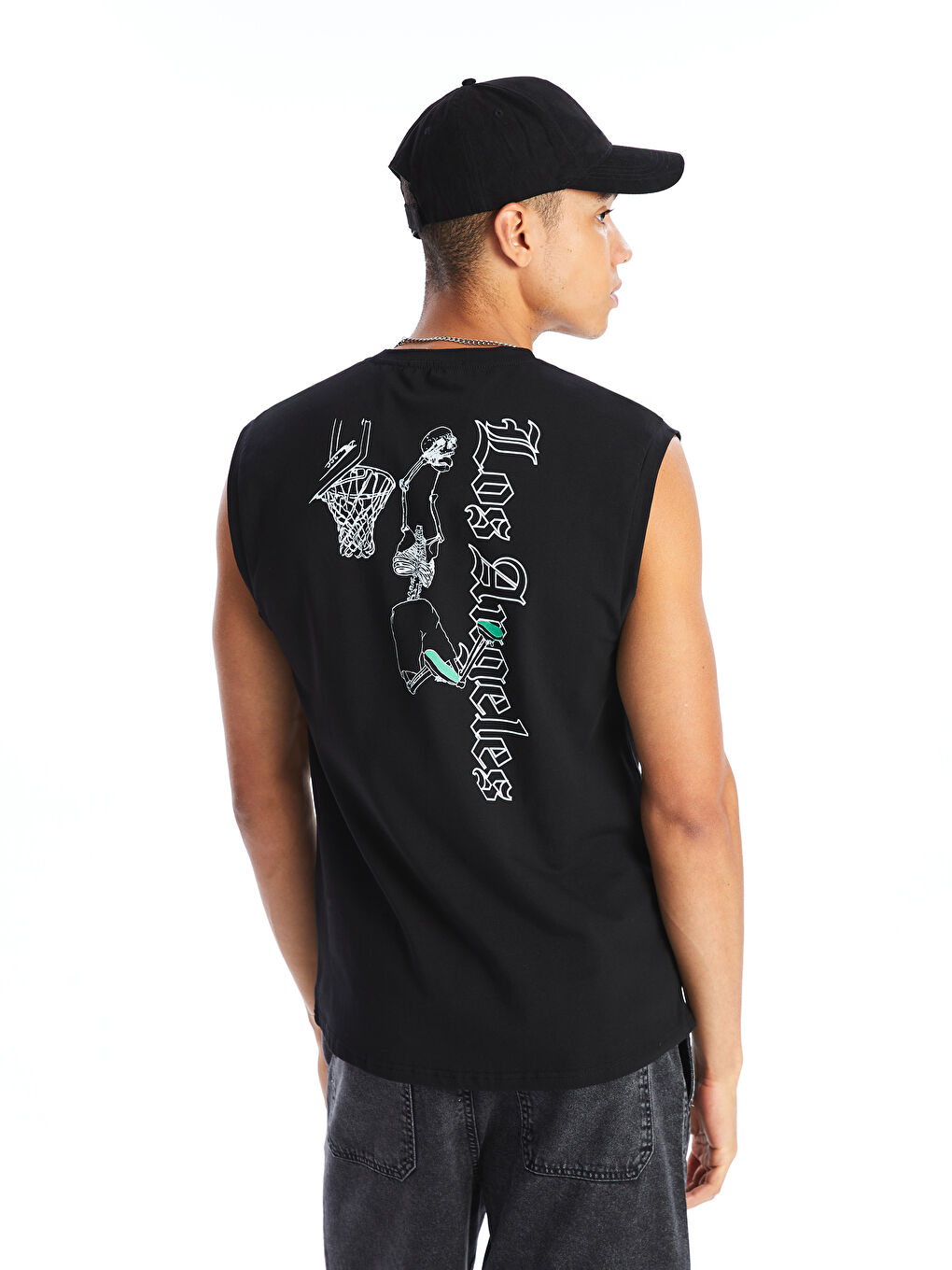 T-shirt sans manches pour Hommes à col rond