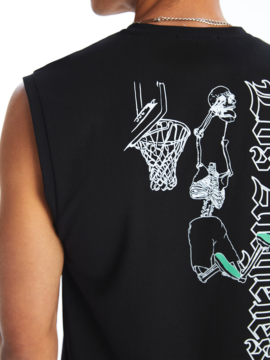 T-shirt sans manches pour Hommes à col rond-2