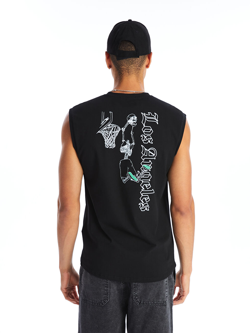 T-shirt sans manches pour Hommes à col rond-3