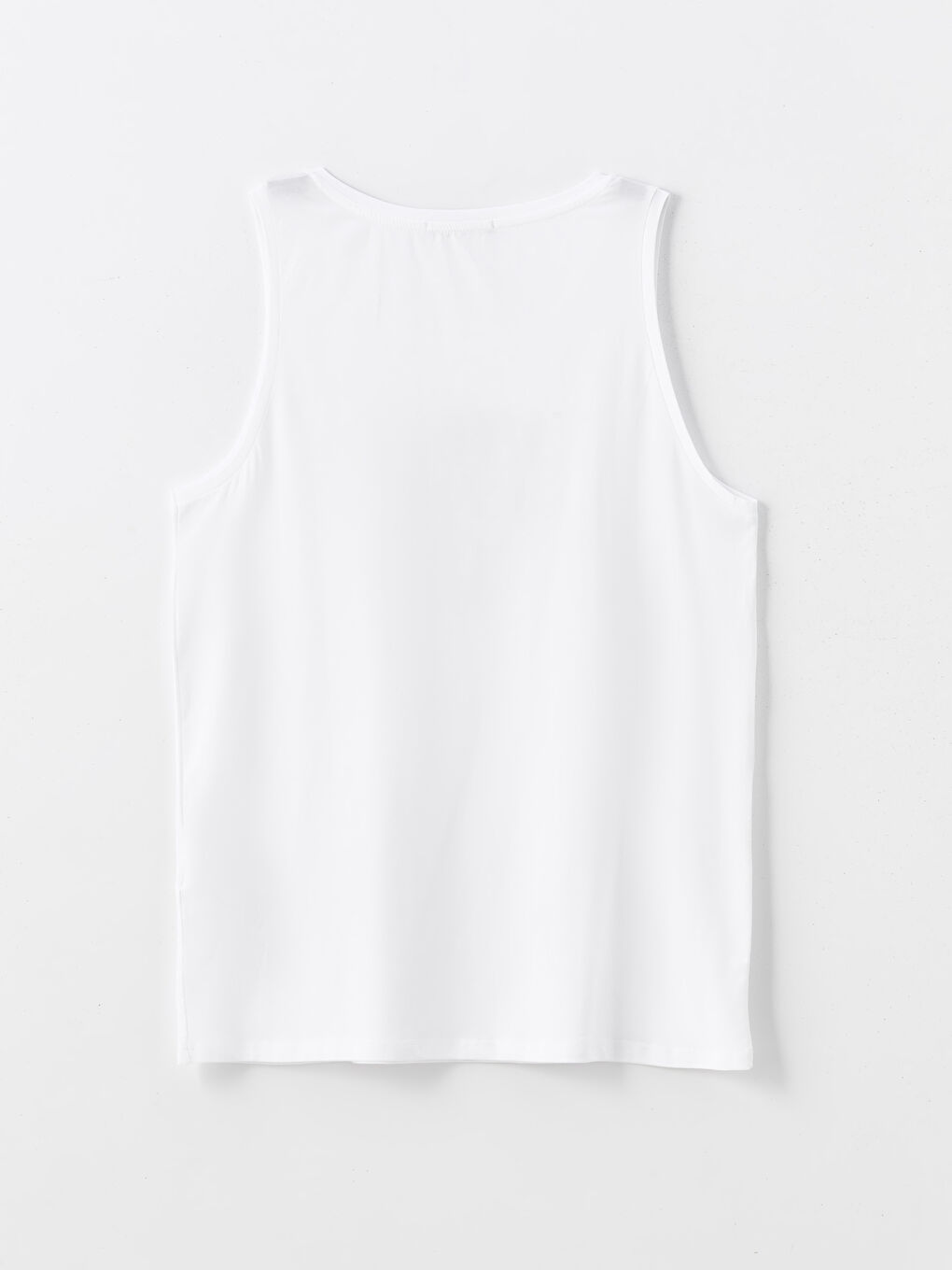 تيشيرت بدون أكمام مطبوع برقبة دائرية للرجال-5