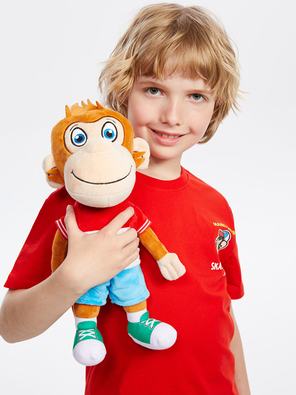 Karışık Nostaljik Maymun Figürlü Bebek Kırlent-1