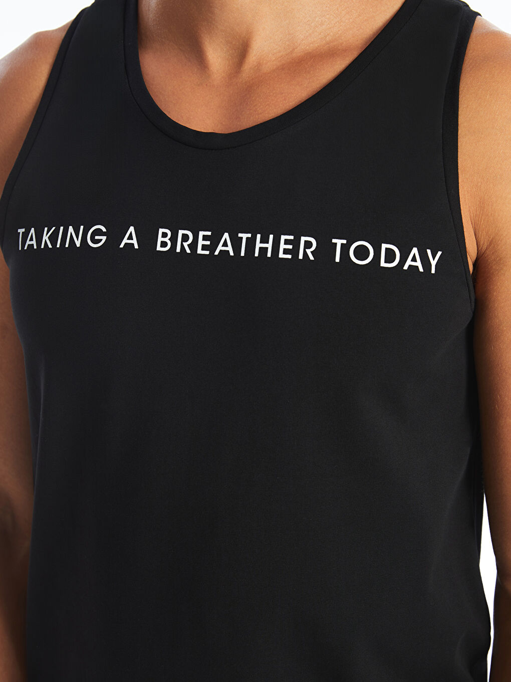 T-shirt sans manches pour Hommes à col rond-2