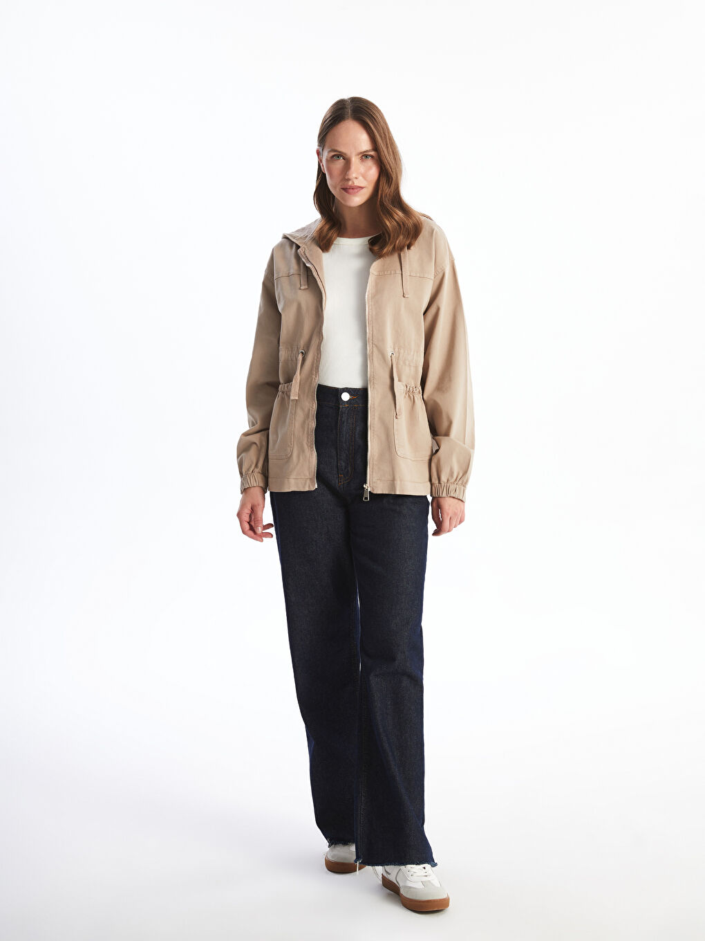 LCW Vision Hooded Women's Jacket -W4IR95Z8-FWZ