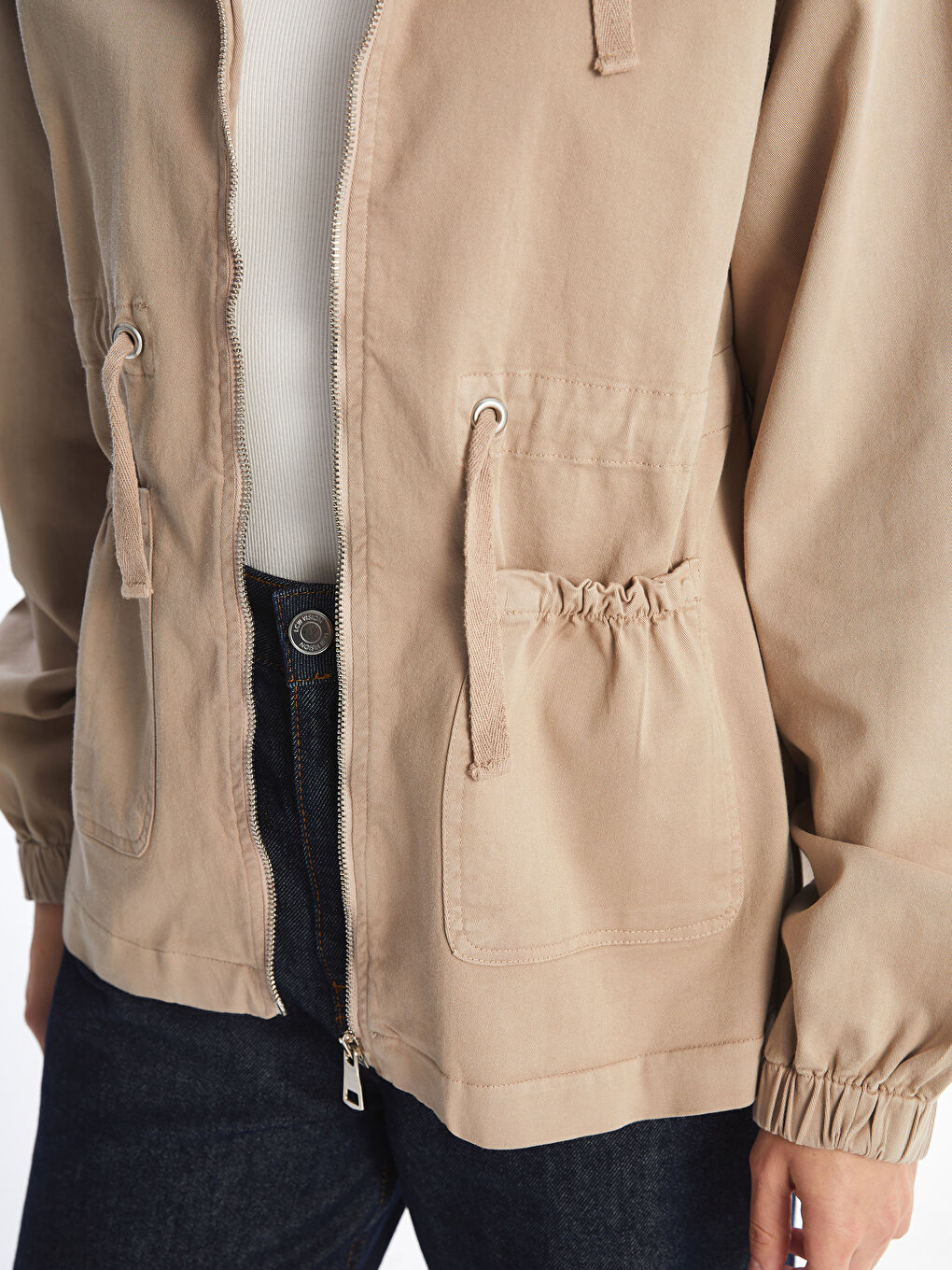 LCW Vision Hooded Women's Jacket -W4IR95Z8-FWZ