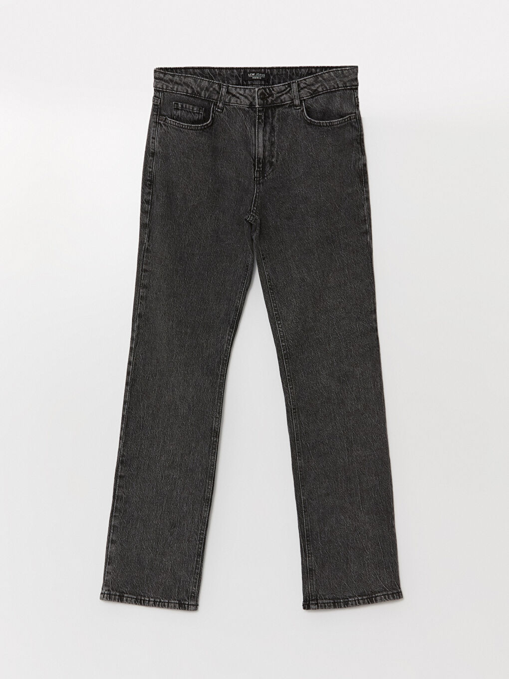 LCW Jeans Siyah Rodeo Straight Fit Kadın Jean Pantolon - 4