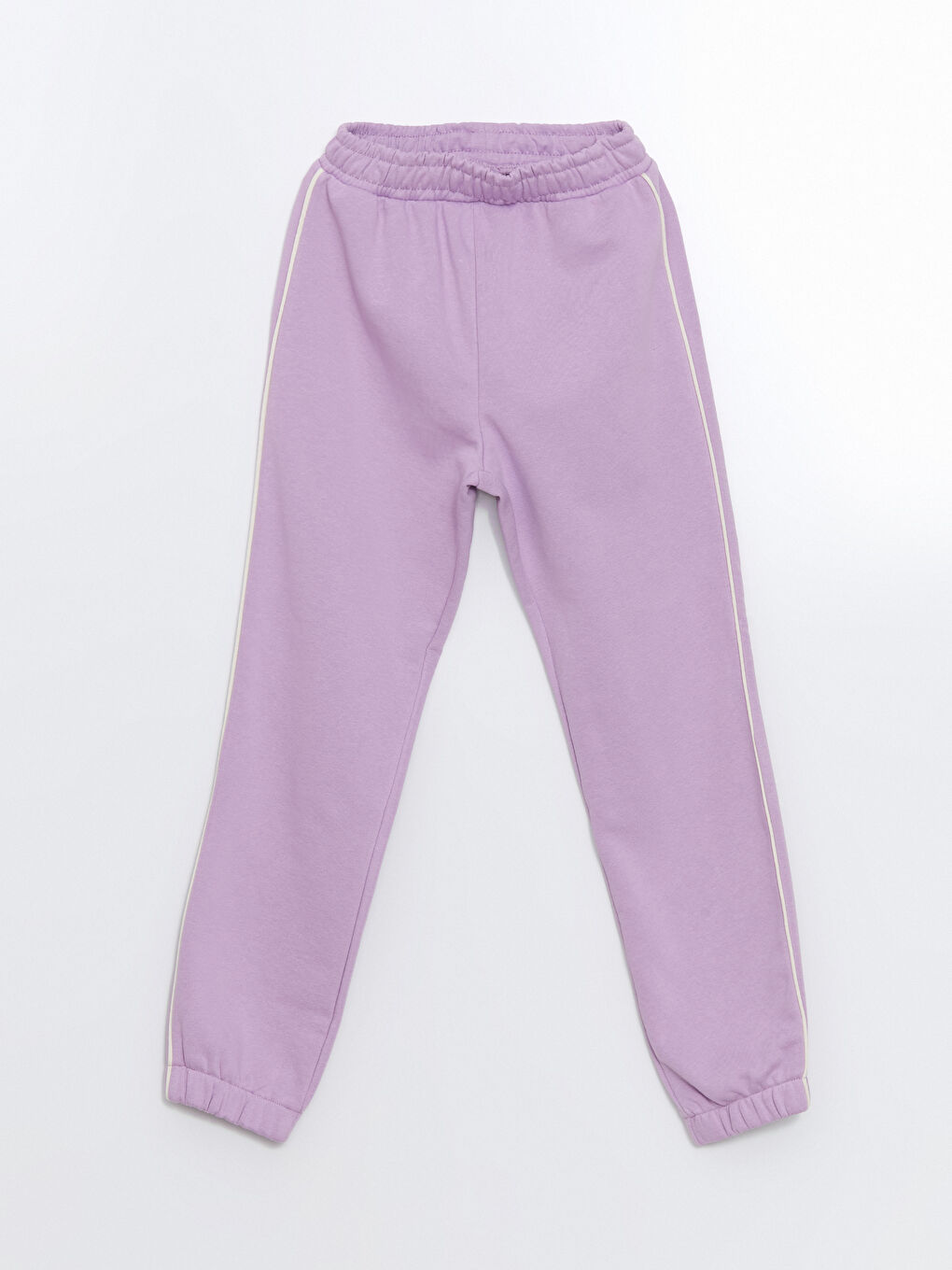 Lila Beli Lastikli Kız Çocuk Jogger Eşofman Altı
