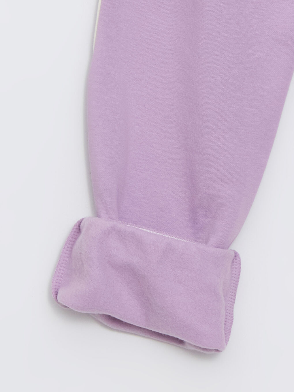 Lila Beli Lastikli Kız Çocuk Jogger Eşofman Altı-2