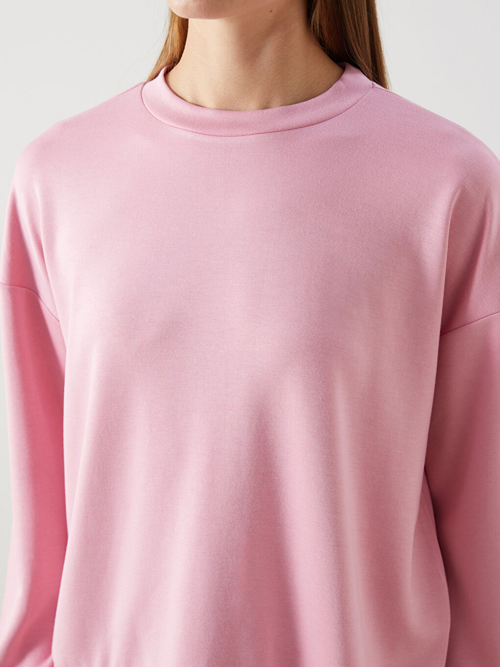 Crew Neck Oversize Women's Sweatshirt -W4IS45Z8-FNX