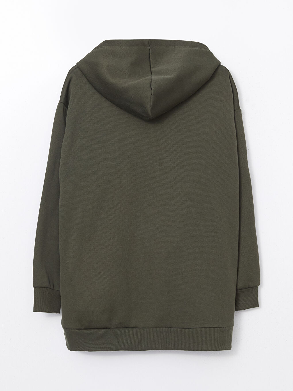 Hooded Oversize Women's Zipper Sweatshirt-5