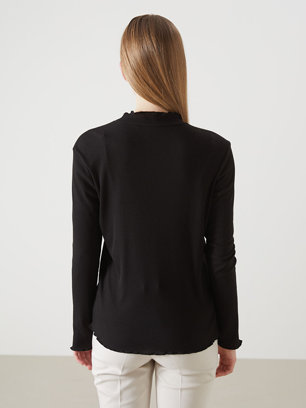 ياقة قمع جسم للسيدات-3