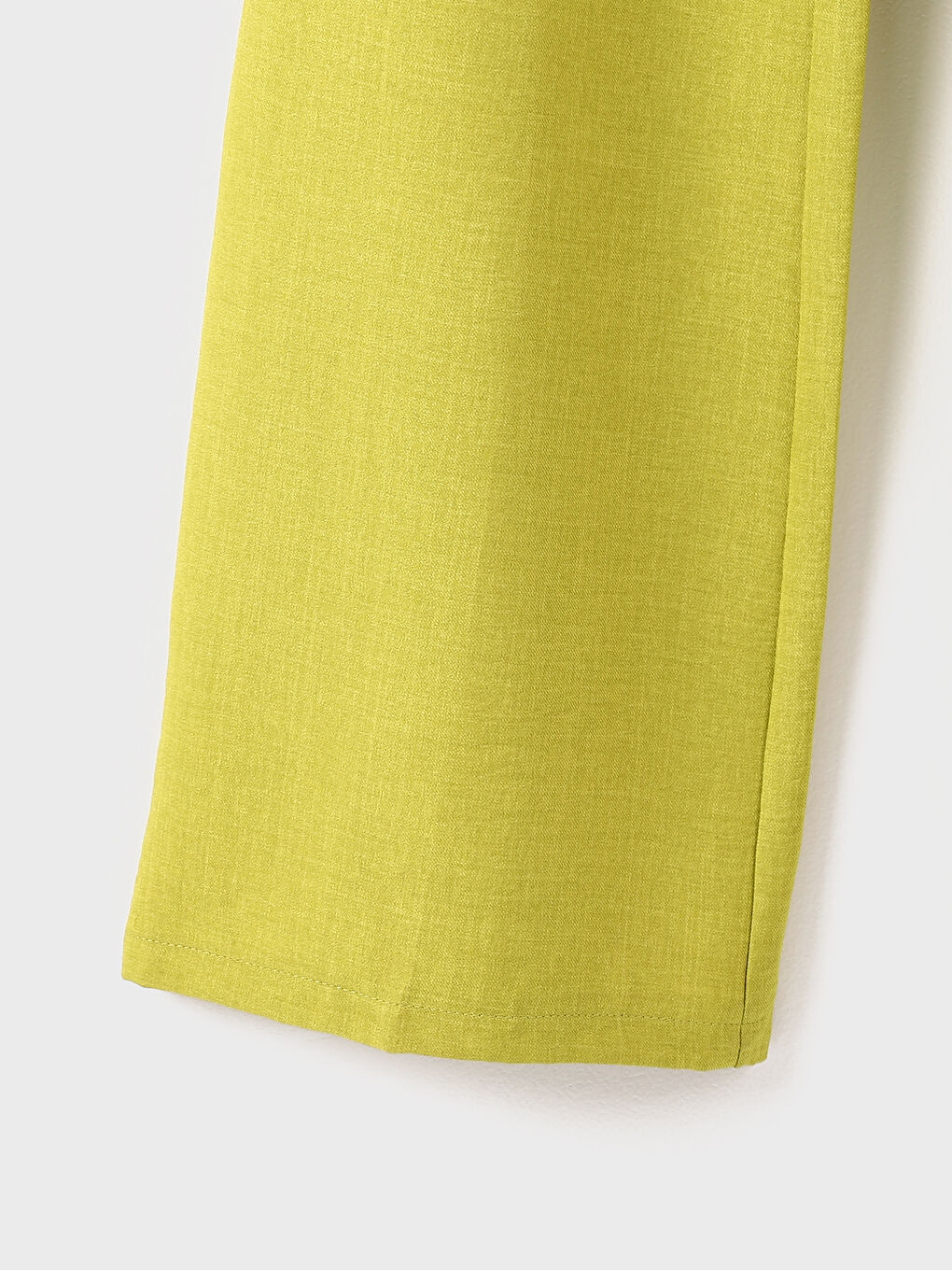 Elasticated Waist Plain Wide Leg Women's Trousers-2