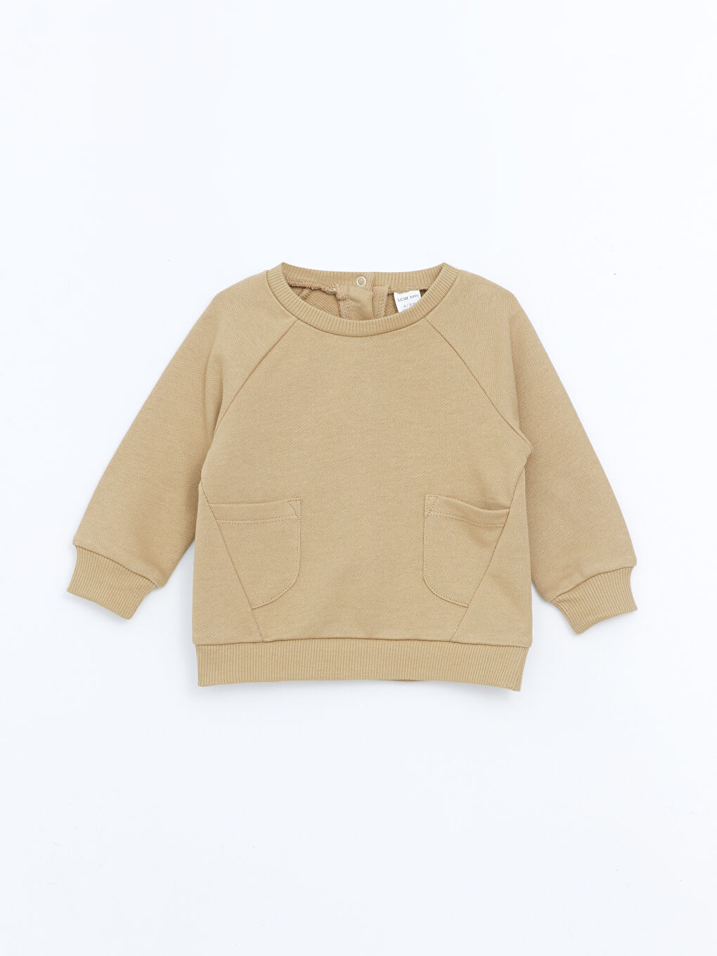 Yeşil Bisiklet Yaka Erkek Bebek Sweatshirt