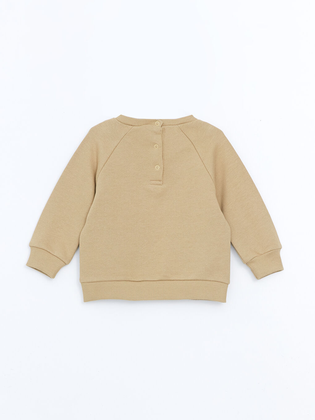 Yeşil Bisiklet Yaka Erkek Bebek Sweatshirt-1