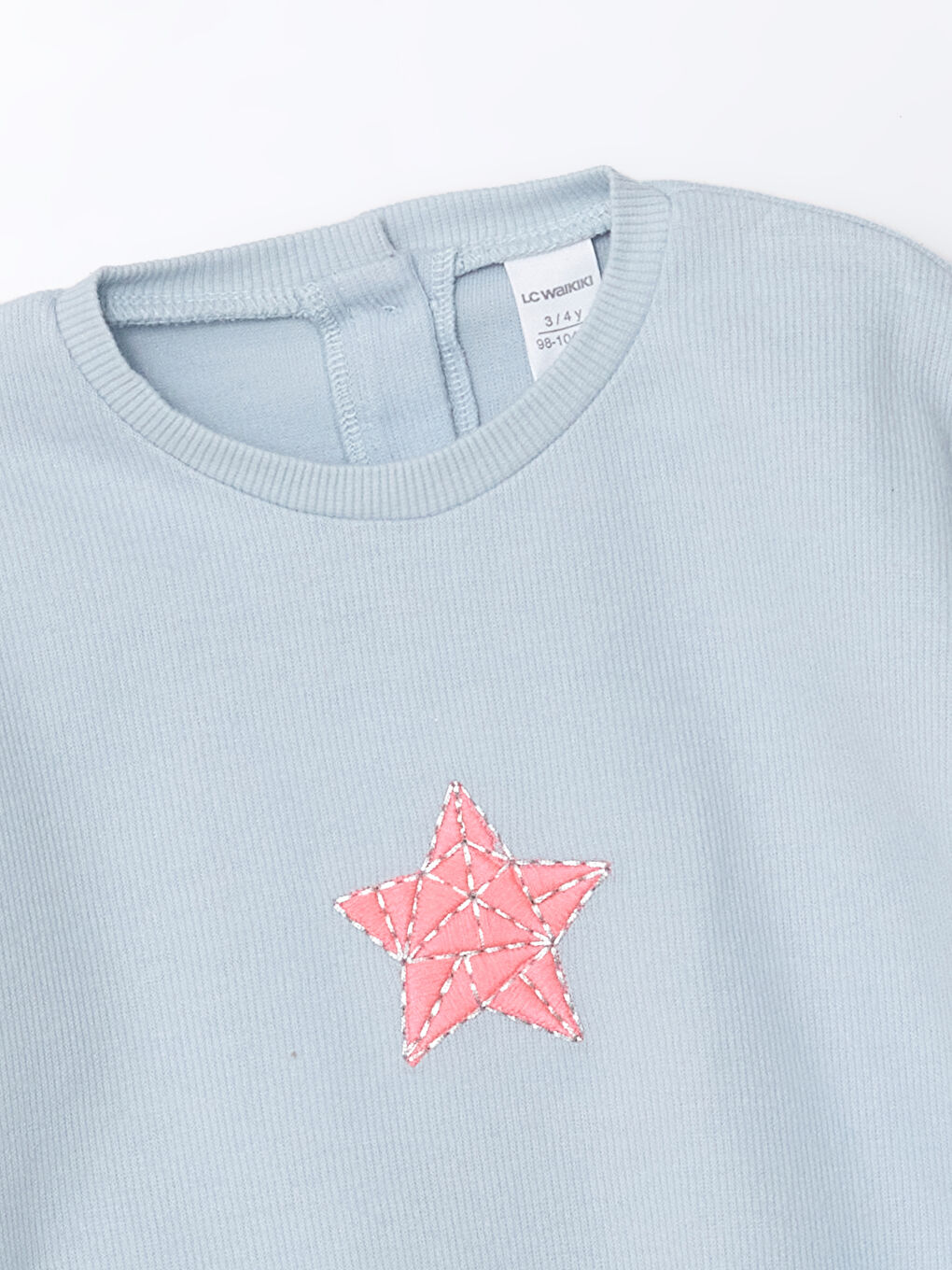 Mavi Bisiklet Yaka Baskılı Kız Çocuk Sweatshirt-2