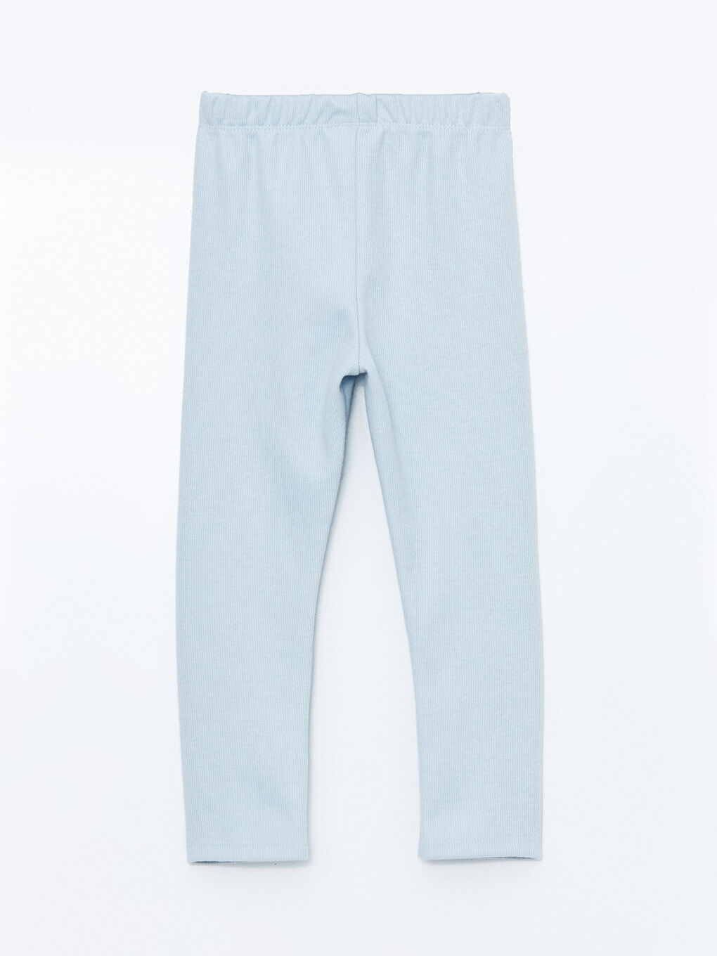 Mavi Beli Lastikli Kız Çocuk Tayt	-1