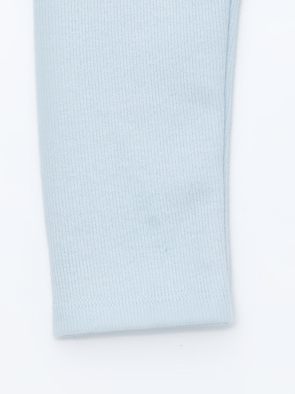 Mavi Beli Lastikli Kız Çocuk Tayt	-2