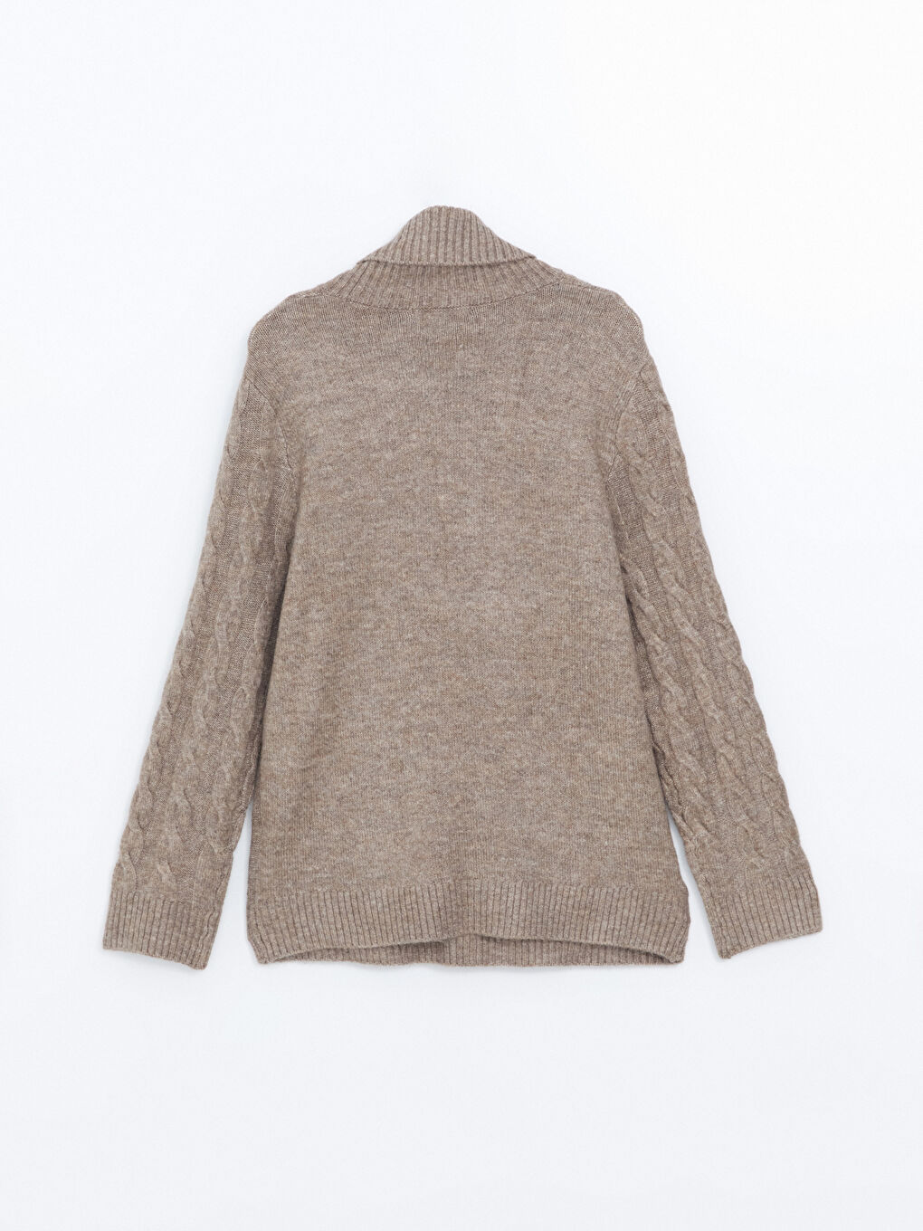 LCWAIKIKI Classic Turtleneck Self-Patterned Women's Knitwear Sweater -W4IU07Z8-D3G