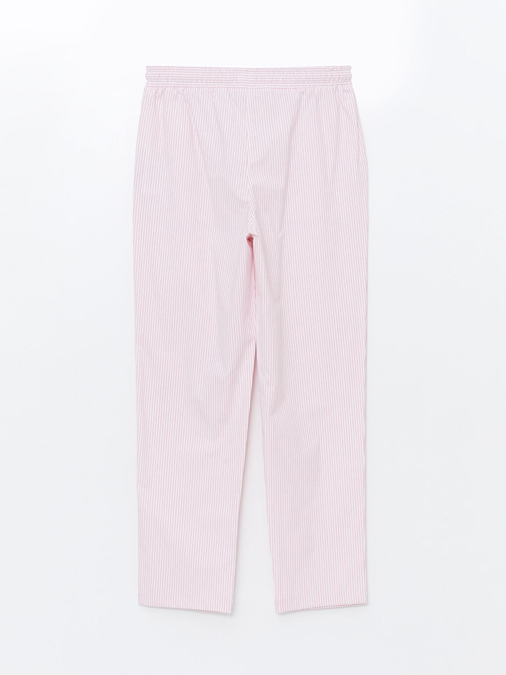 LC WAIKIKI Pembe Çizgili Beli Lastikli Çizgili Kadın Pijama Altı - 5