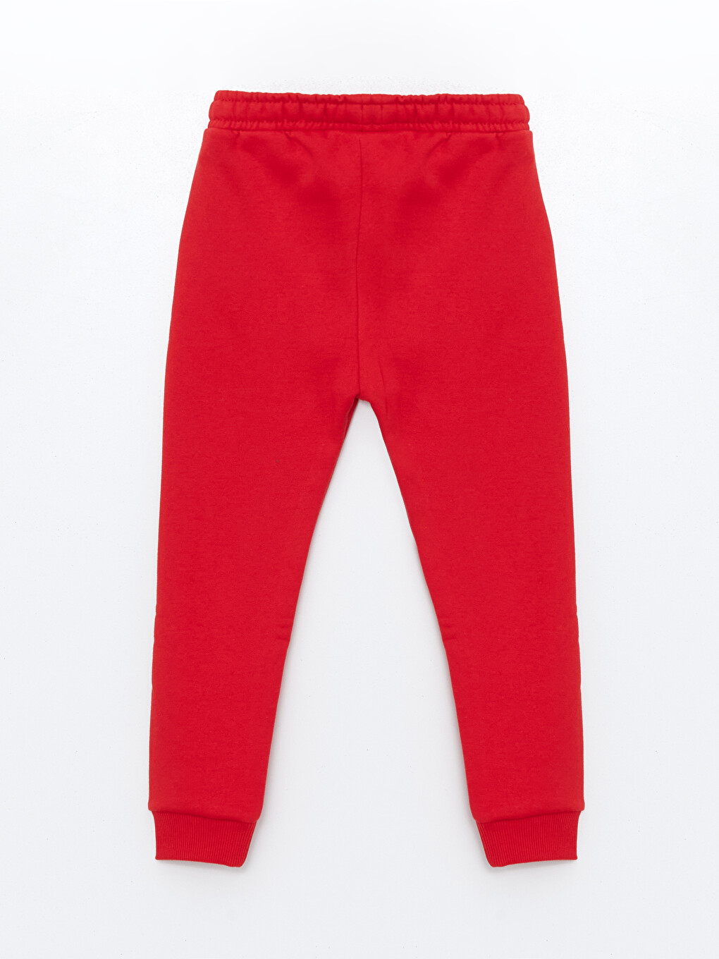 Kırmızı Beli Lastikli Basic Erkek Çocuk Jogger Eşofman Alt-1