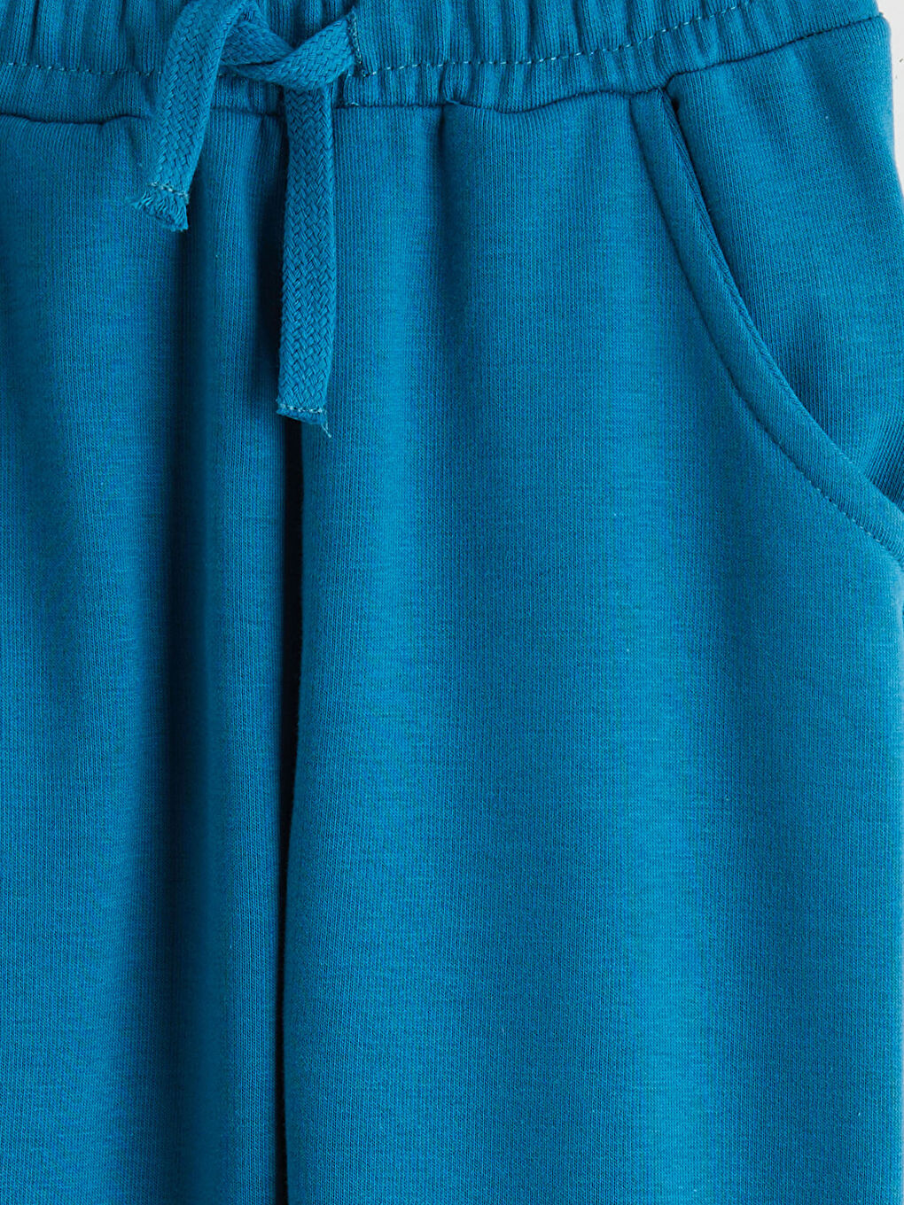 Petrol Beli Lastikli Erkek Çocuk Jogger Eşofman Altı-2