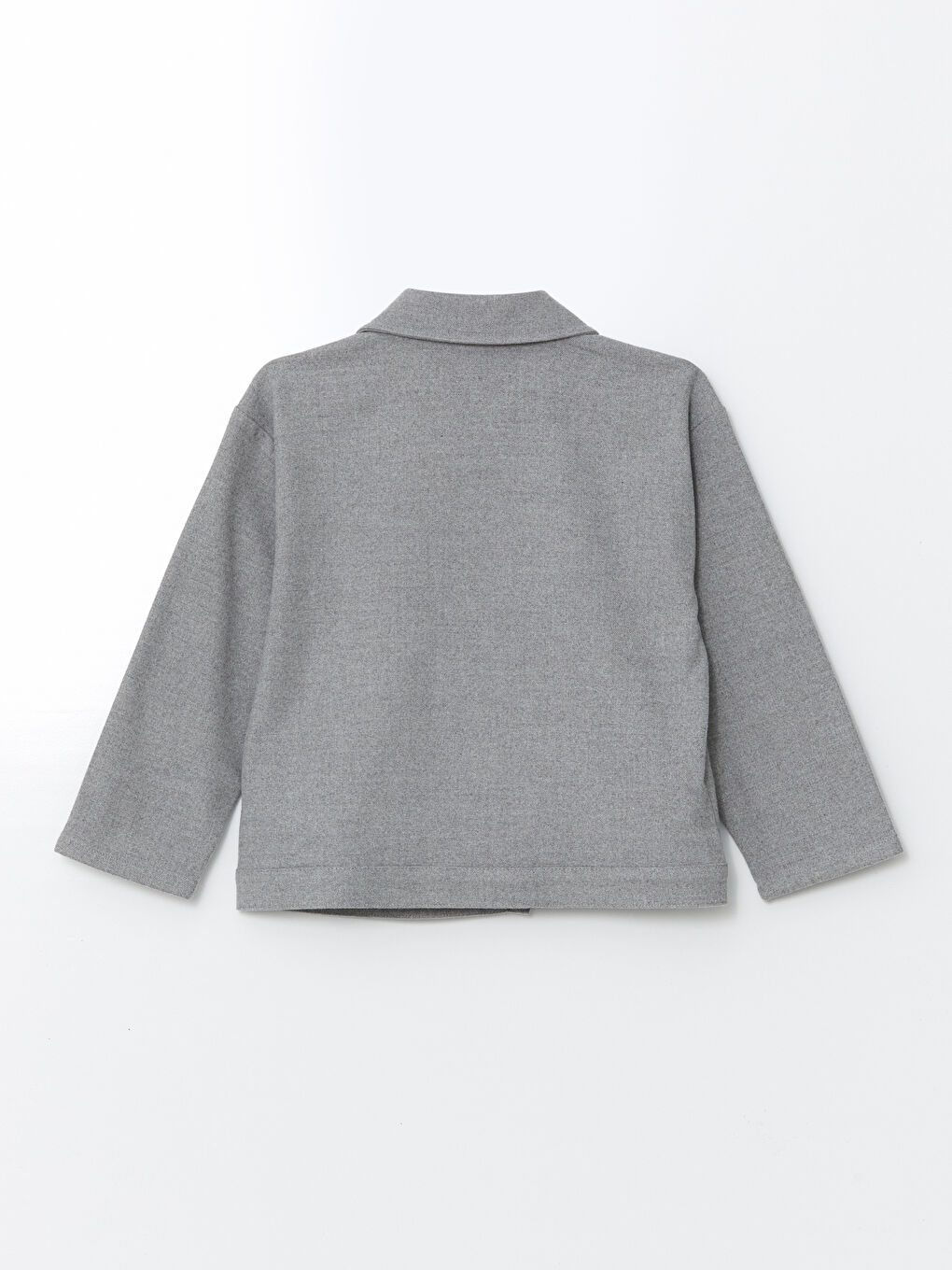 LCW Kids Grey Mel - Lacivert Uzun Kollu Basic Kız Çocuk Ceket - 1