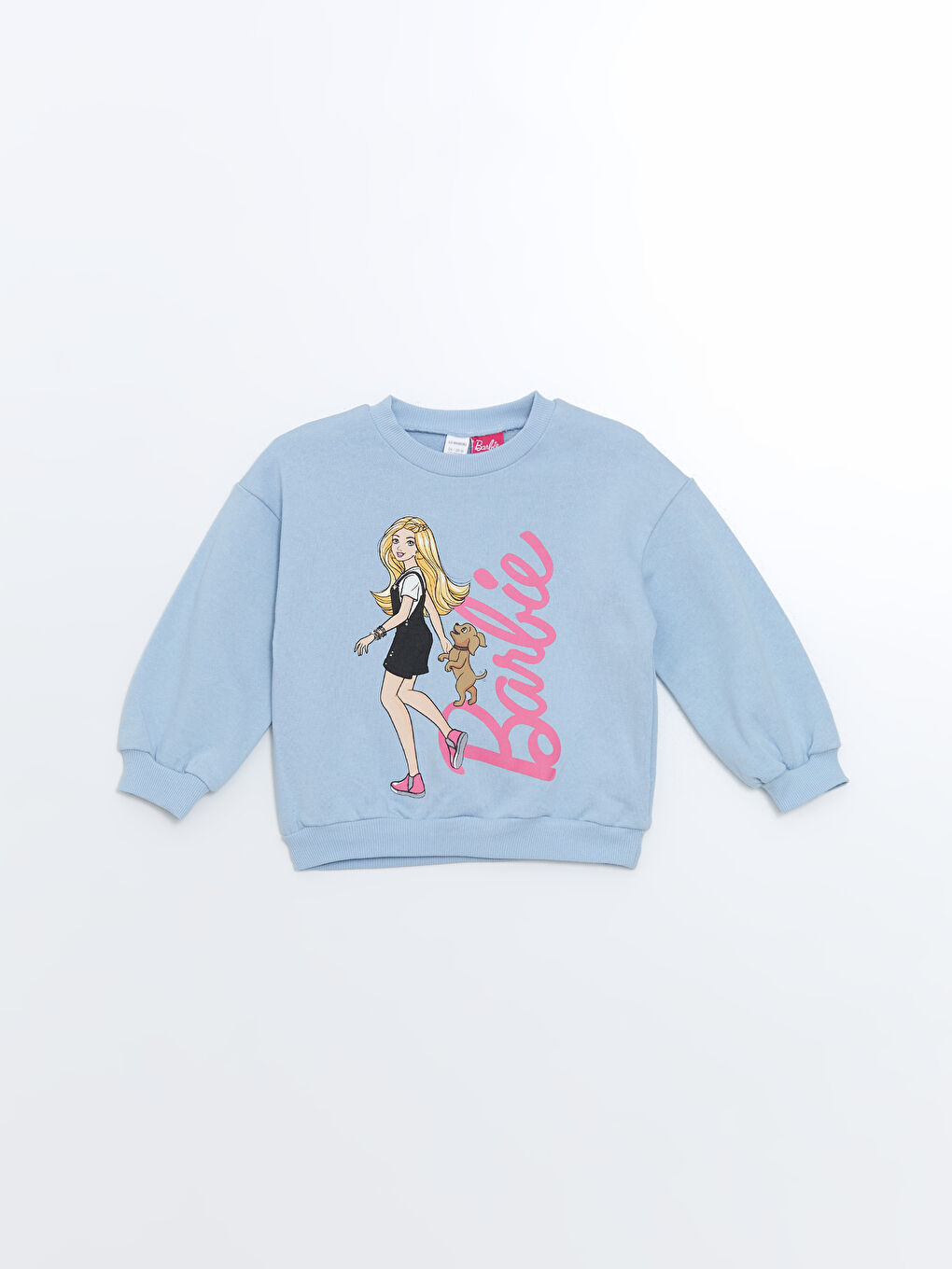 Mavi Barbie Lisanslı Kız Çocuk Sweatshirt