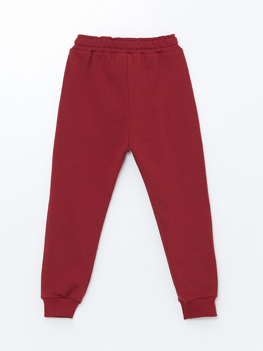 LCW Kids Bordo Beli Lastikli Basic Erkek Çocuk Jogger Eşofman Altı - 1